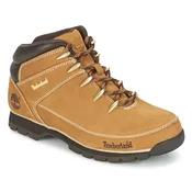 Timberland za moške. TB0A122I2311 Euro Sprint Hiker rjavi usnjeni škornji (40), Rjava, Ravna stran, Čipke, Na prostem