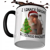 shumee BOŽIČNA SKODELICA JANUSZ MEGA SMEŠNI BOŽIČEK BOŽIČ S PROBORDER POŠASTJO