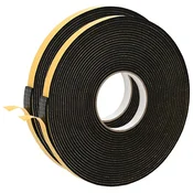 Vidaxl Samolepilni pena trak 2 szt. Črna 15mm x 10m CR pena