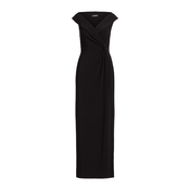 Lauren Ralph Lauren Večerna obleka 253863940001 Črna Slim Fit