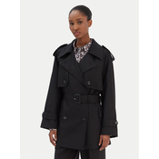 JOOP! Trenčkot Carrie 30101902 Črna Regular Fit