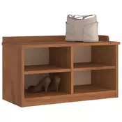 Vidaxl vidaXL Klop za hodnik SANDNES 87x40x50 cm masivni borov les