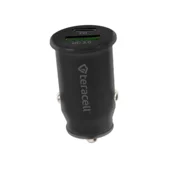 Auto punjac Teracell Evolution TC-10 PD 20W, USB QC3.0 15W sa Lightning kablom crni