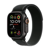 Apple Watch Ultra 2 GPS + Cellular 49 mm kućište od crnog titanija s crnim Trail Loop-om - M/L
