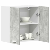 vidaXL Kuhinjska stenska omarica Betonska siva 60x31x60 cm