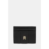 Etui za kartice Tommy Hilfiger črna barva, AW0AW17745