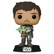 Bobble Figure Star Wars POP! - The Mandalorian With Grogu