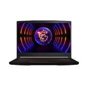 MSI Gaming GF63 12UC-690XES Prijenosno racunalo 39,6 cm (15.6) Full HD Intel® Core™ i5 i5-12450H 16 GB DDR4-SDRAM 512 GB SSD NVIDIA GeForce RTX 3050 Wi-Fi 6 (802.11ax) Crno