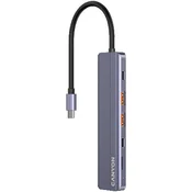 CANYON hub DS-17 6in1 4k USB-C Grey ( CNS-TDS17 )