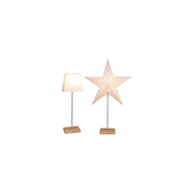Bijeli božicni svjetlosni ukras 2 kom s božicnim motivom Combi-Pack – Star Trading