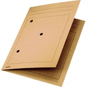 LEITZ Krožna mapa LEITZ, DIN A4, manila karton 320 g/m2, jelenica, (21652757)