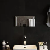 vidaXL LED kopalniško ogledalo Transparentno 40 x 20 cm kaljeno steklo
