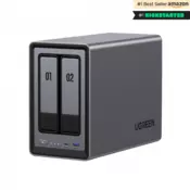 UGREEN NAS naprava NASync DXP2800 (za 2+2 diska, Intel N100, 8GB DDR5, 2.5Gbe mreža)