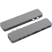 HyperDrive HY-GN21D-GRAY Solo USB-C dock, 4K HDMI, 2xUSB 3.1, siva