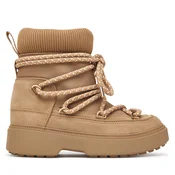 Škornji za sneg Tommy Hilfiger Lace-Up Water Resist Snow Boot FW0FW09546 Bež
