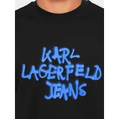 Karl Lagerfeld Jeans Majica B1M17065 Črna Regular Fit