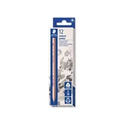 Grafitni svinčnik, 2B, trikotni, debel, STAEDTLER Noris natural jumbo 119N, 12 kosov