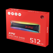 A-Data XPG SPECTRIX S40G/512GB/SSD/M.2 NVMe/RGB/5R