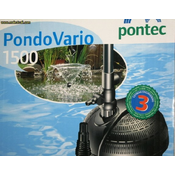 PONTEC Fontana Pondo Vario 1500 1500l/h
