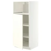 METOD Visoki element za ugradne uredaje, bela/Bodbyn prljavobela, 60x60x140 cm