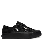 Calvin Klein Superge Vulc Flatf Lace Up Lin Mesh HW0HW02971 Črna
