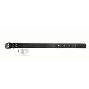 Ovratnica za PSE črna usnjena - 45 cm