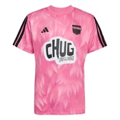 ADIDAS SPORTSWEAR Funkcionalna majica Adidas x Fortnite Cuddle Team Leader malina / črna / bela