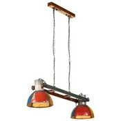 Vidaxl Industrijska viseča svetilka 25 W večbarvna 111 cm E27