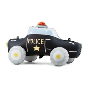 Stoječi folijski balon Policijski avto, črn, 90 × 41 cm