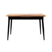 Hanah Home Trpezarijski sto na razvlacenje Ay-1184, 120-150 cm, Smedi