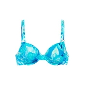 s.Oliver Bikini zgornji del kraljevo modra / svetlo modra / rumena / svetlo rumena