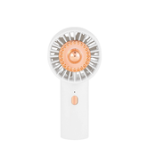 Generic Majhen ročni ventilator, mini žepni ročni ventilator na baterije, prenosni osebni potovalni ventilator za polnjenje USB (3 hitrosti), električni namizni namizni ventilator za dom/pisarno/zun, (21125985)