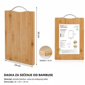 KMT Daska za secenje, 34 x 24 x 1.8 cm