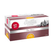 Smilla Fine Menu z okusnim jedrom 8 x 100 g - Govedina, piščančje prsi, paprika