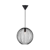Nordlux - Viseči lestenec na kablu BERONI 1xE27/60W/230V črna
