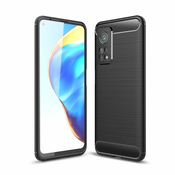 Ovitek za Xiaomi Mi 10T / 10T Pro 5G | Carbon vzorec | Črn