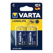 VARTA alkalna baterija dugog vijeka trajanja C/baby, 2 komada u pakiranju 4114101412