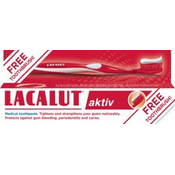 Lacalut Aktiv pasta 75 ml + Cetkica crvena GRATIS