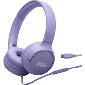 JBL Tune T520C USB-C vijolicne žicne naglavne slušalke