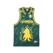 Mens Puma HOOPS x SE PALMEIRAS Basketball Jersey, Green, Size S, Sport