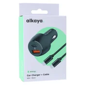 alkaya Fast Speed Set KFZ-Ladegerät für Zigarettenanzünder 48W schwarz