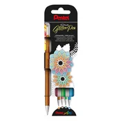 Pentel roler gel Hybrid Dual metallic K110-4DM, 4/1