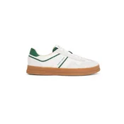 Tommy Jeans Nizke superge THE GREENWICH MIX MEDIA ecru/temno zelena