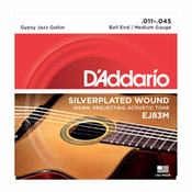 Strune DAddario ak. kitara EJ83M Gypsy Jazz, Ball End, Medium, 11-45