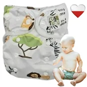 shumee Plenice za večkratno uporabo COOLMAX POCKET WITH WINGS SAFARI NappiMe plenice