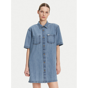 Guess Jeans Jeans obleka W5GK99 D5M81 Modra Regular Fit