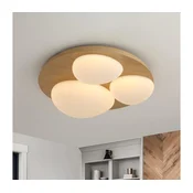 Brilagi - LED plafonsko svetlo VISBY WOOD LED/36W/230V precnik 50 cm braon