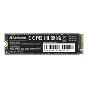VERBATIM SSD NVME VERBATIM M.2 2280 PARA PC, LAPTOP, COMPUTADOR DESKTOP, PS5, 1TB, (5000260882)