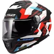 Integralna motociklisticka kaciga LS2 FF808 Stream II Mika mat bijelo-plava
