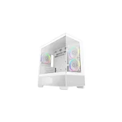 DEEPCOOL Micro ATX CG380 3F kucište, bez napajanja, bijelo, staklena bocna ploca R-CG380-WHAGM3-G